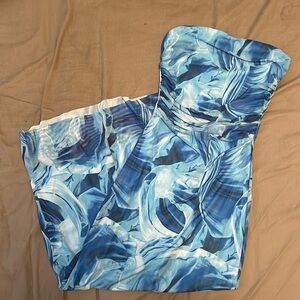 Swirl bodycon maxi dress